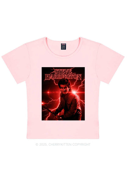 SH Red Lightning Y2K Baby Tee Cherrykitten