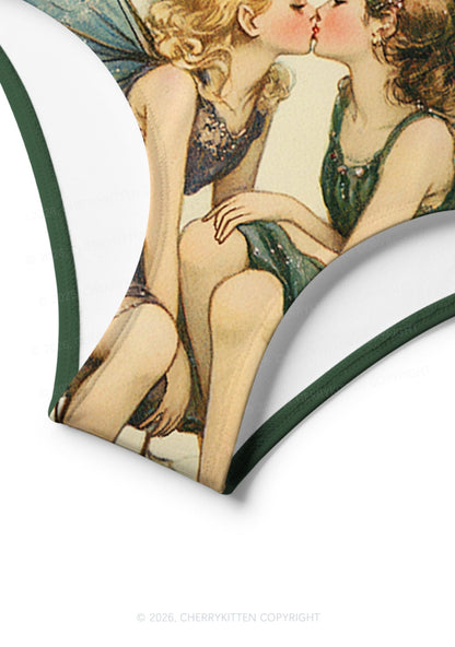 Fairy Kiss Pride Y2K Print Bikini Set Cherrykitten
