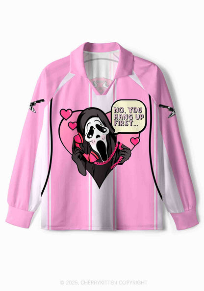 Halloween Custom Horror Hang Up Frist Y2K Sport Long Sleeve Jersey Shirts Cherrykitten
