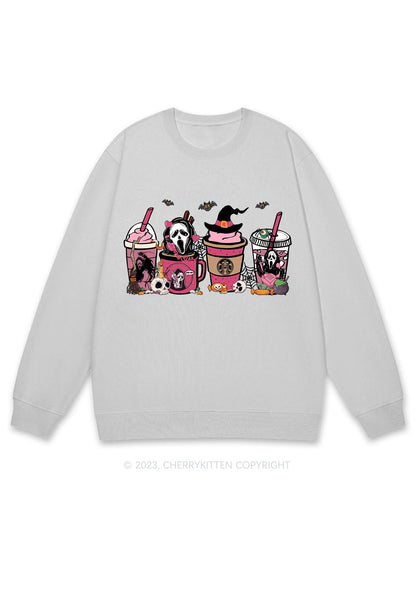 Halloween Drinks Y2K Sweatshirt Cherrykitten