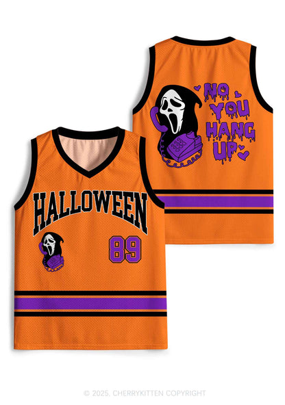 Halloween Custom Horror Hang Up Y2K Sport Jersey Tank Cherrykitten