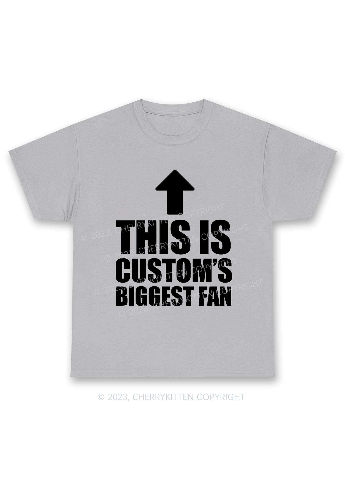 Custom Biggest Fan Y2K Chunky Shirt Cherrykitten