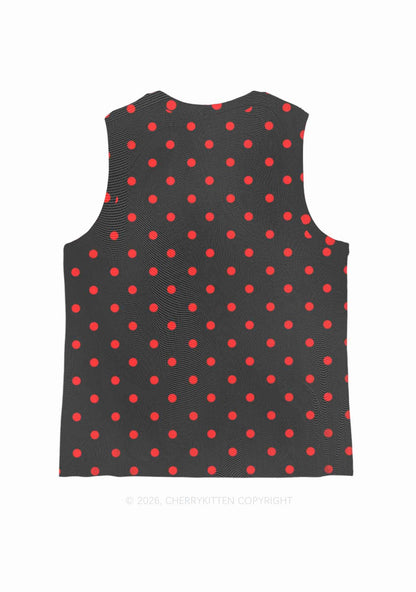 Goth Slxt Y2K Mesh Muscle Tank Cherrykitten