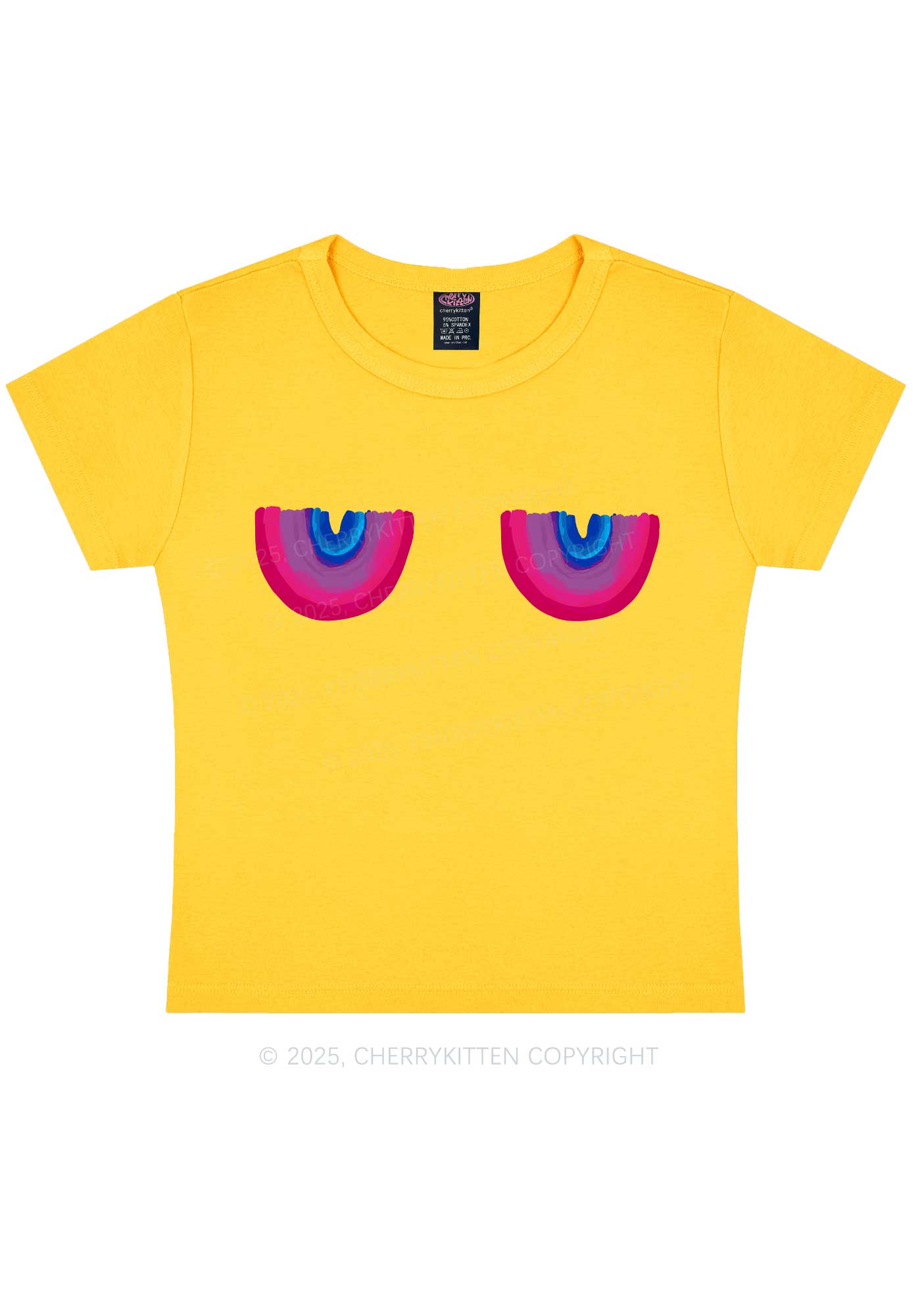 Bisexual Bxxb Y2K Baby Tee Cherrykitten