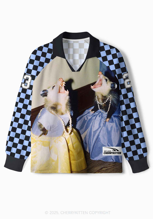 Custom Princess Rats Y2K Long Sleeve Sport Jersey Shirts Cherrykitten