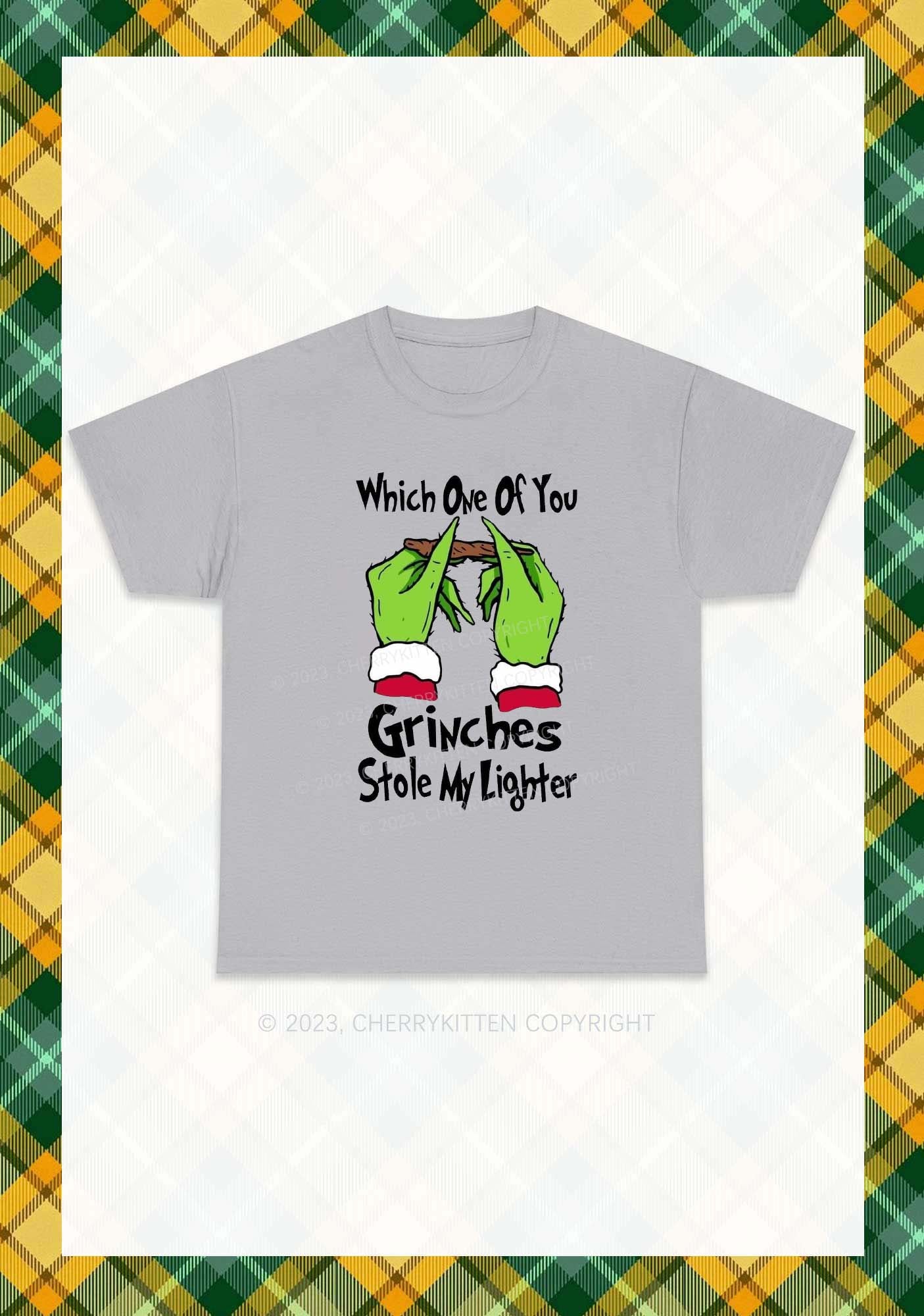 Which One Of You Stole My Lighter Christmas Chunky Shirt Cherrykitten