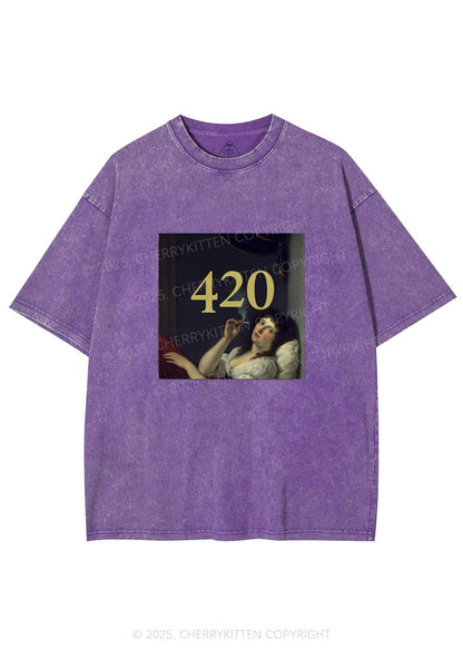 Four Twenty Y2K Washed Tee Cherrykitten