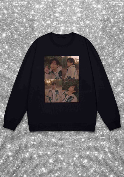 Bangtan Kim Taehyung Kpop Y2K Sweatshirt Cherrykitten