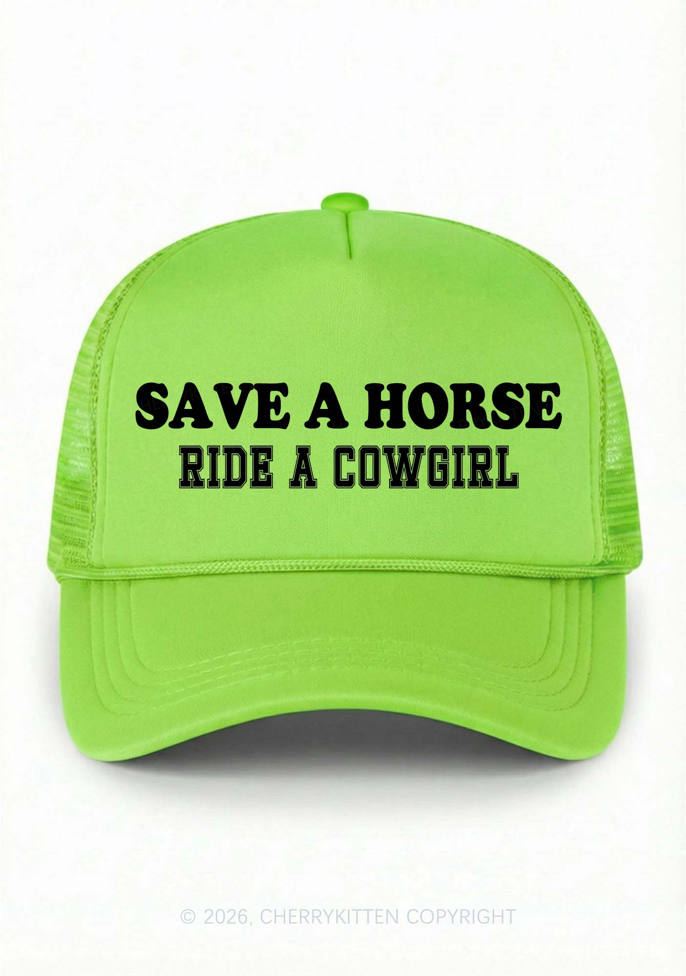 Ride A Cowgirl Y2K Trucker Hat Cherrykitten
