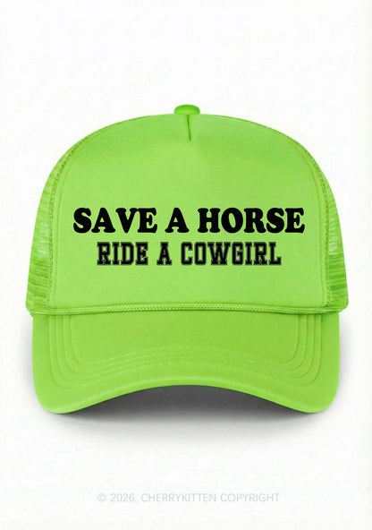 Ride A Cowgirl Y2K Trucker Hat Cherrykitten