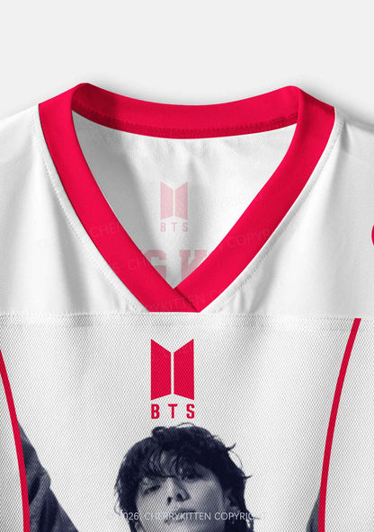 Cowboy Boy Kpop Y2K Crop Sport Jersey Shirts Cherrykitten