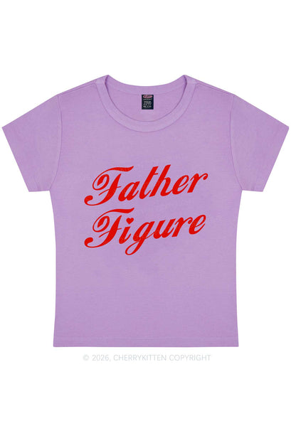Father Figure Valentine's Day Y2K Baby Tee Cherrykitten