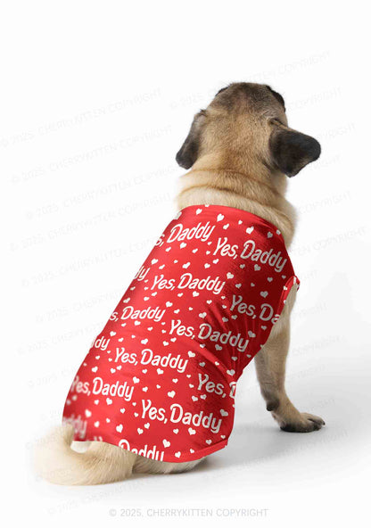 Yes Daddy Y2K Pet Tank Top Cherrykitten