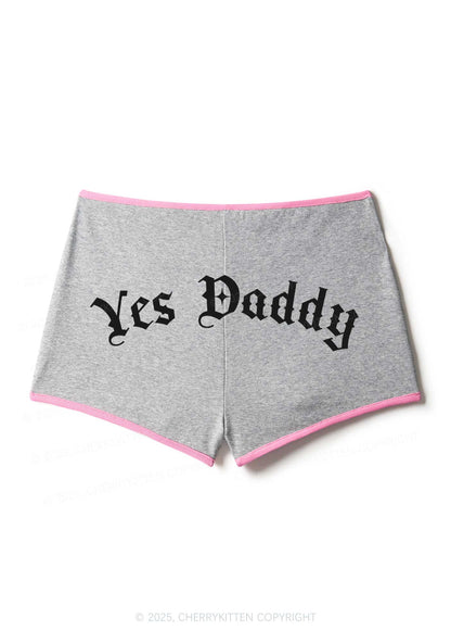 Yes Daddy Goth Y2K Booty Shorts Cherrykitten
