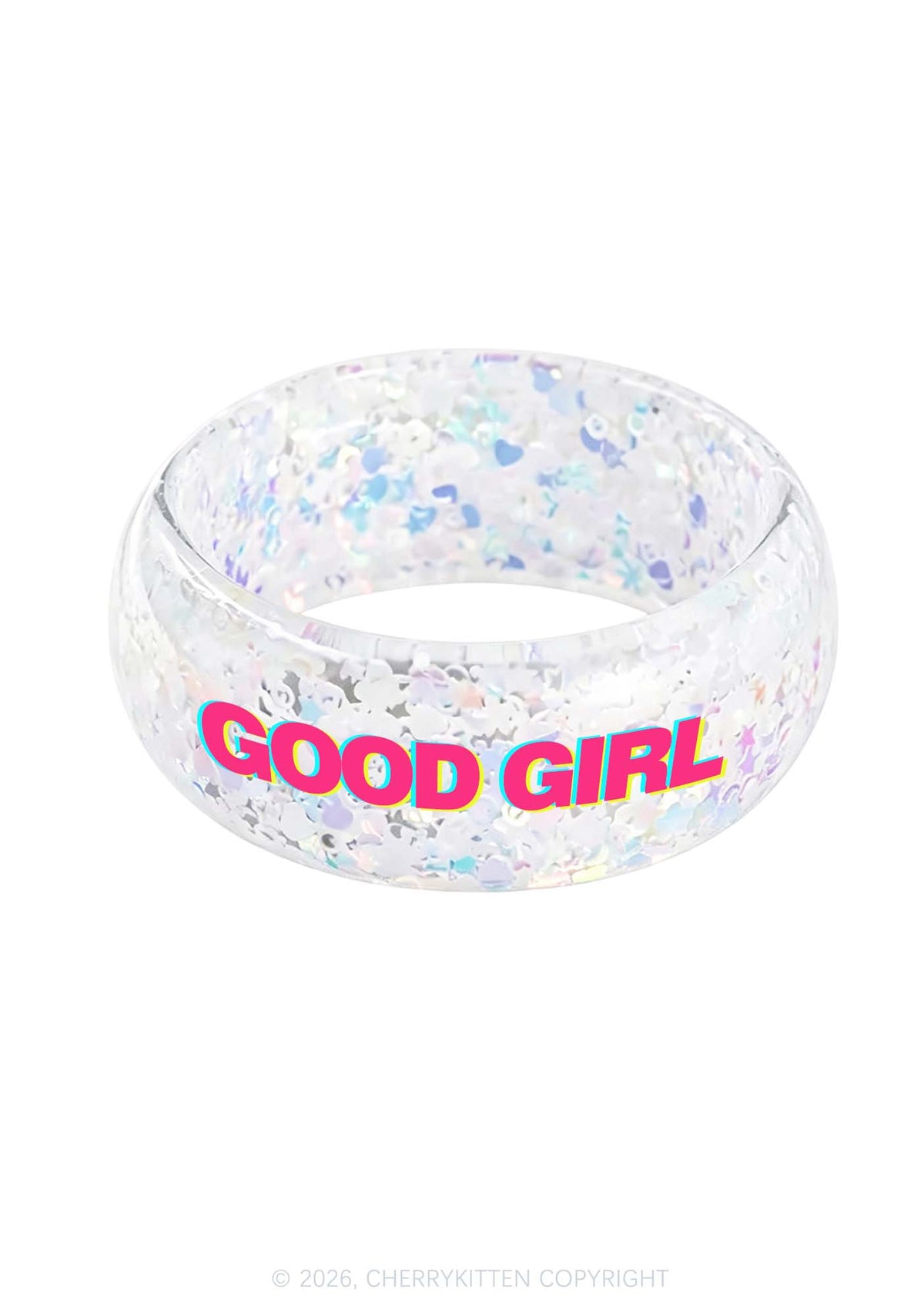 Good Girl Y2K Cuff Bangle Cherrykitten