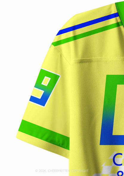 Cxxt Chronically Unstable Needing Therapy Y2K Crop Sport Jersey Shirts Cherrykitten