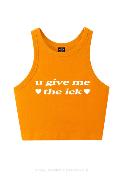 Give Me Ick Y2K Crop Tank Top Cherrykitten