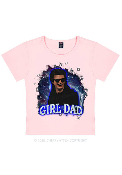 Girl Dad Starry Sky Y2K Baby Tee Cherrykitten