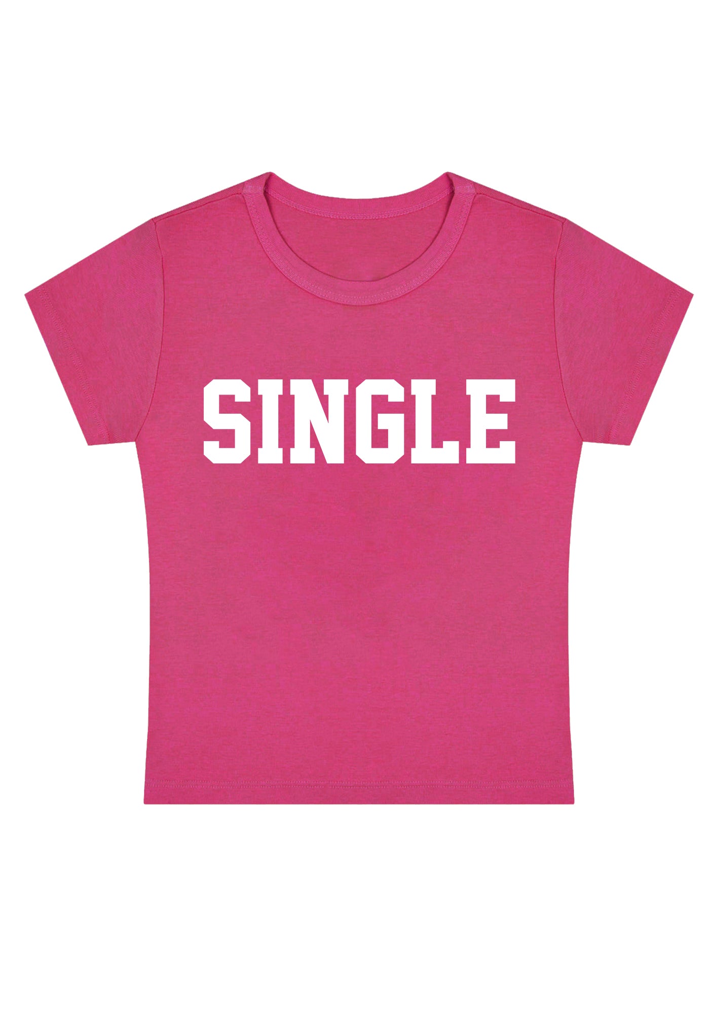 Curvy Just Single Baby Tee