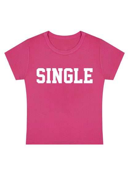 Curvy Just Single Baby Tee