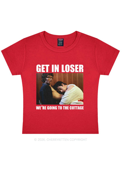 We Are Going To Cottage HR Y2K Baby Tee Cherrykitten