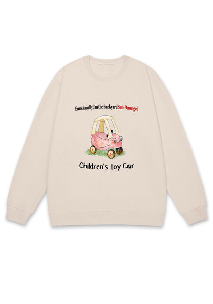 Children's Toy Car Y2K Sweatshirt