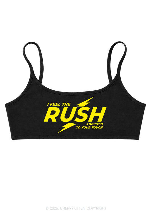 I Feel The Rush Y2K Super Crop Cami Cherrykitten