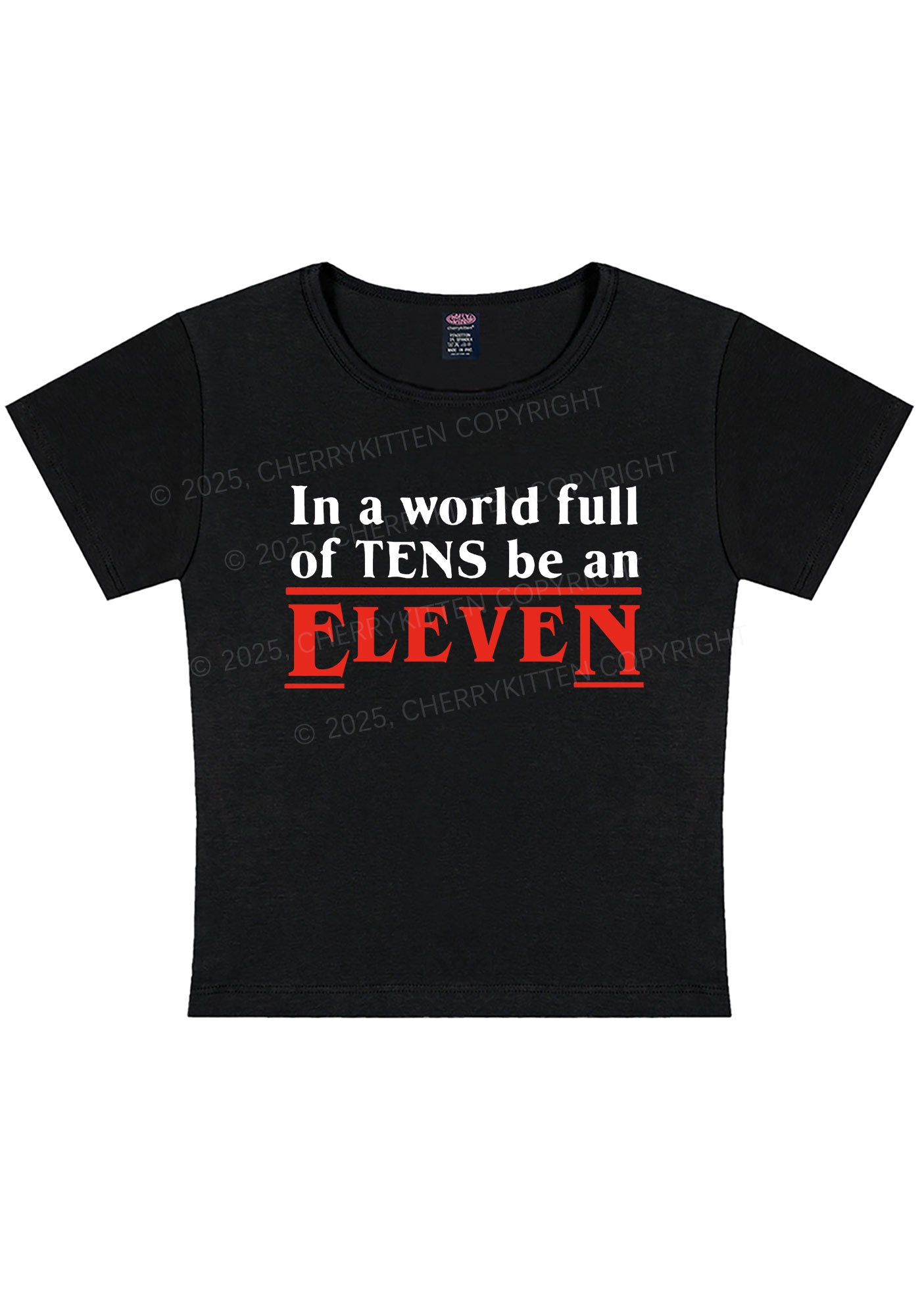 Be An Eleven Y2K Baby Tee Cherrykitten