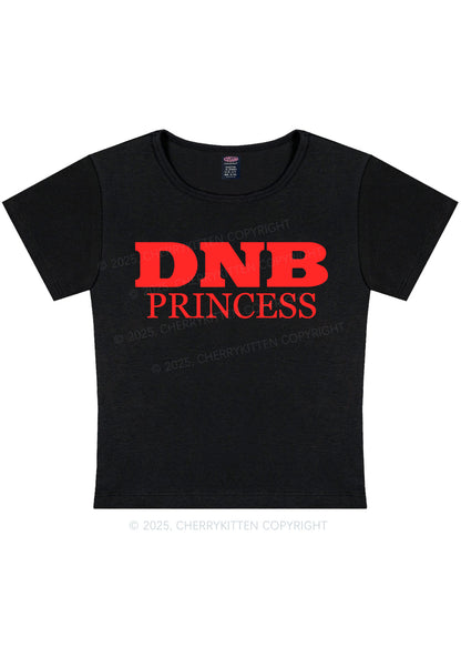 DNB Princess Y2K Baby Tee Cherrykitten