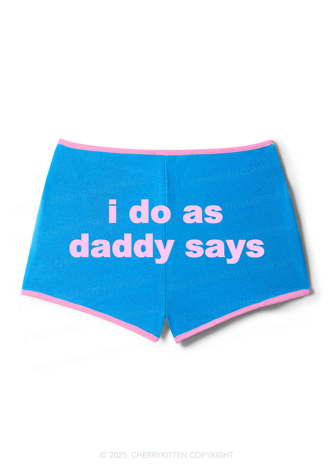 I Do As Daddy Says Y2K Booty Shorts Cherrykitten