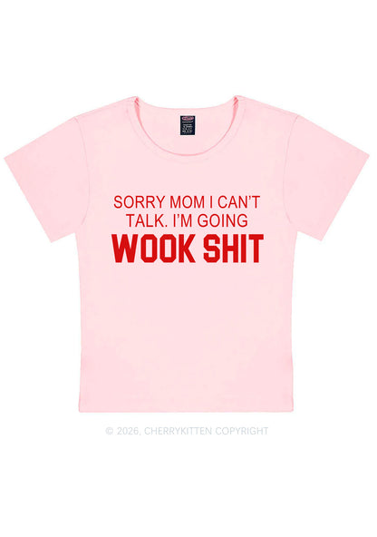 Im Doing Wook Shxt Y2K Baby Tee Cherrykitten