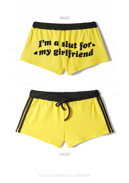 Slxt For My GF Valentine's Day Y2K Drawstring Mini Shorts Cherrykitten