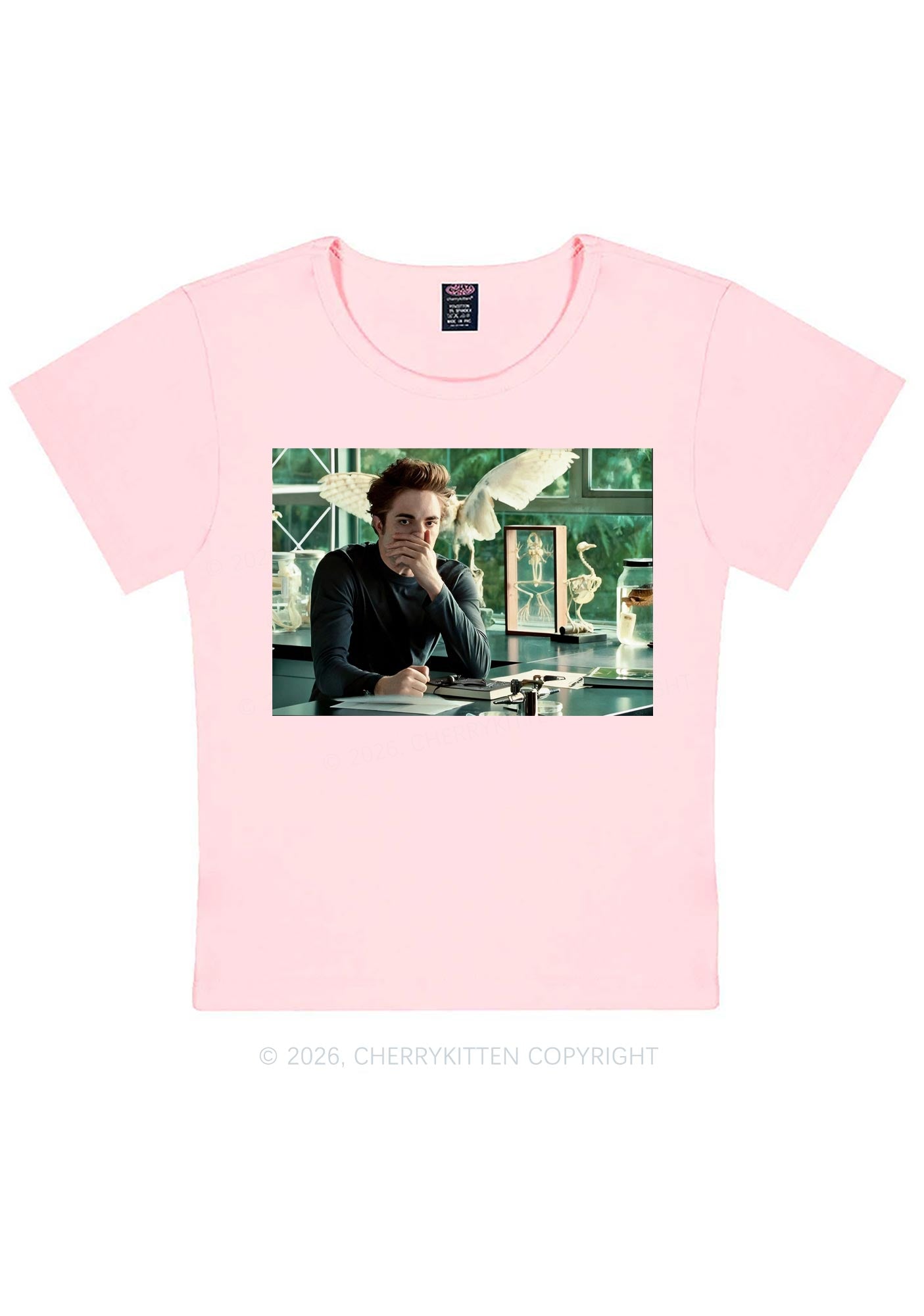 Vampire Boy Y2K Baby Tee Cherrykitten