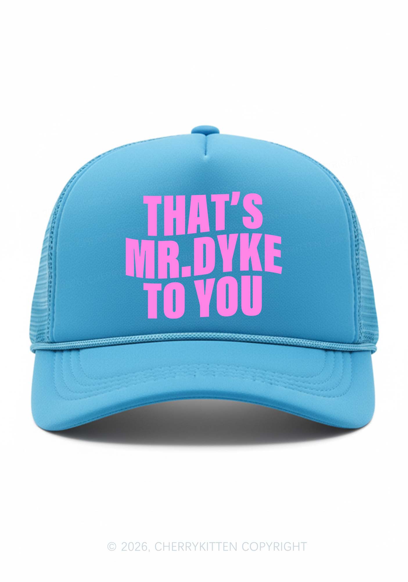 Thats Mr Dyke Pride Y2K Trucker Hat Cherrykitten