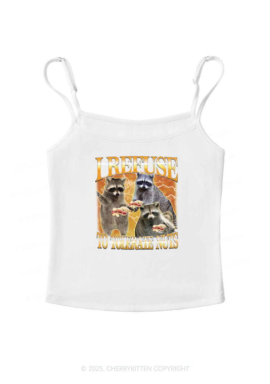 Retro Raccoon Nuts Y2K Spaghetti Strap Cami Cherrykitten