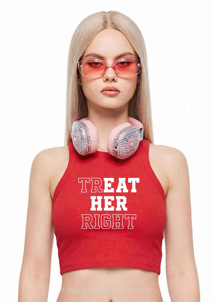 Eat Her Right Pride Y2K Crop Tank Top Cherrykitten