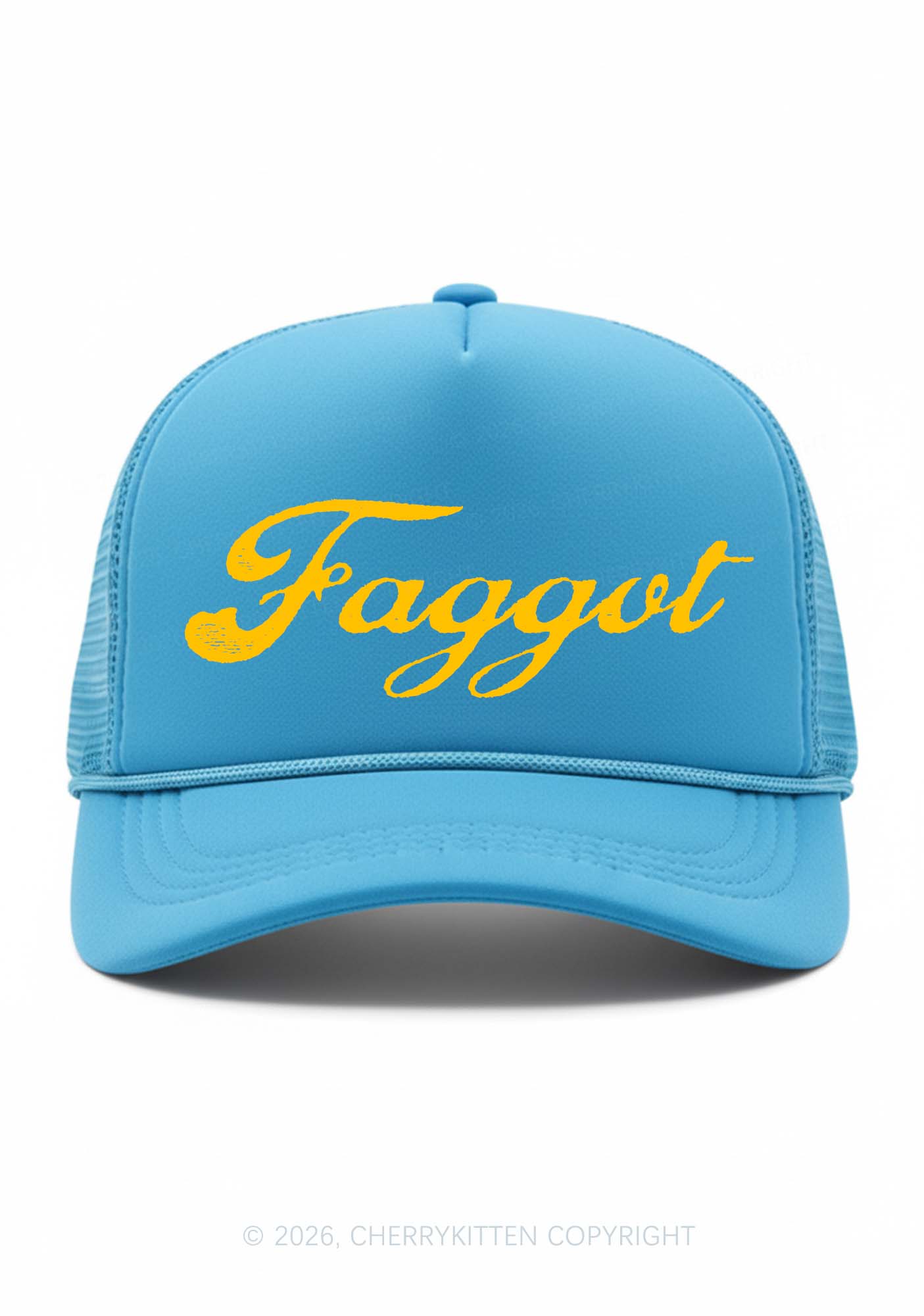 Faggot Art Pride Y2K Trucker Hat Cherrykitten
