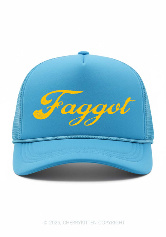 Faggot Art Pride Y2K Trucker Hat Cherrykitten