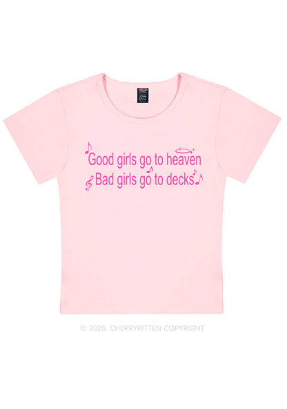 Bad Girls Go To Decks Y2K Baby Tee Cherrykitten