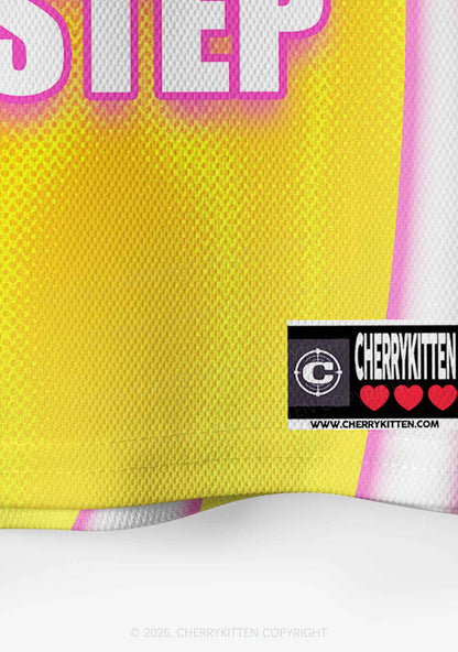 Hot Girls Love Dubstep Y2K Crop Sport Jersey Shirts Cherrykitten