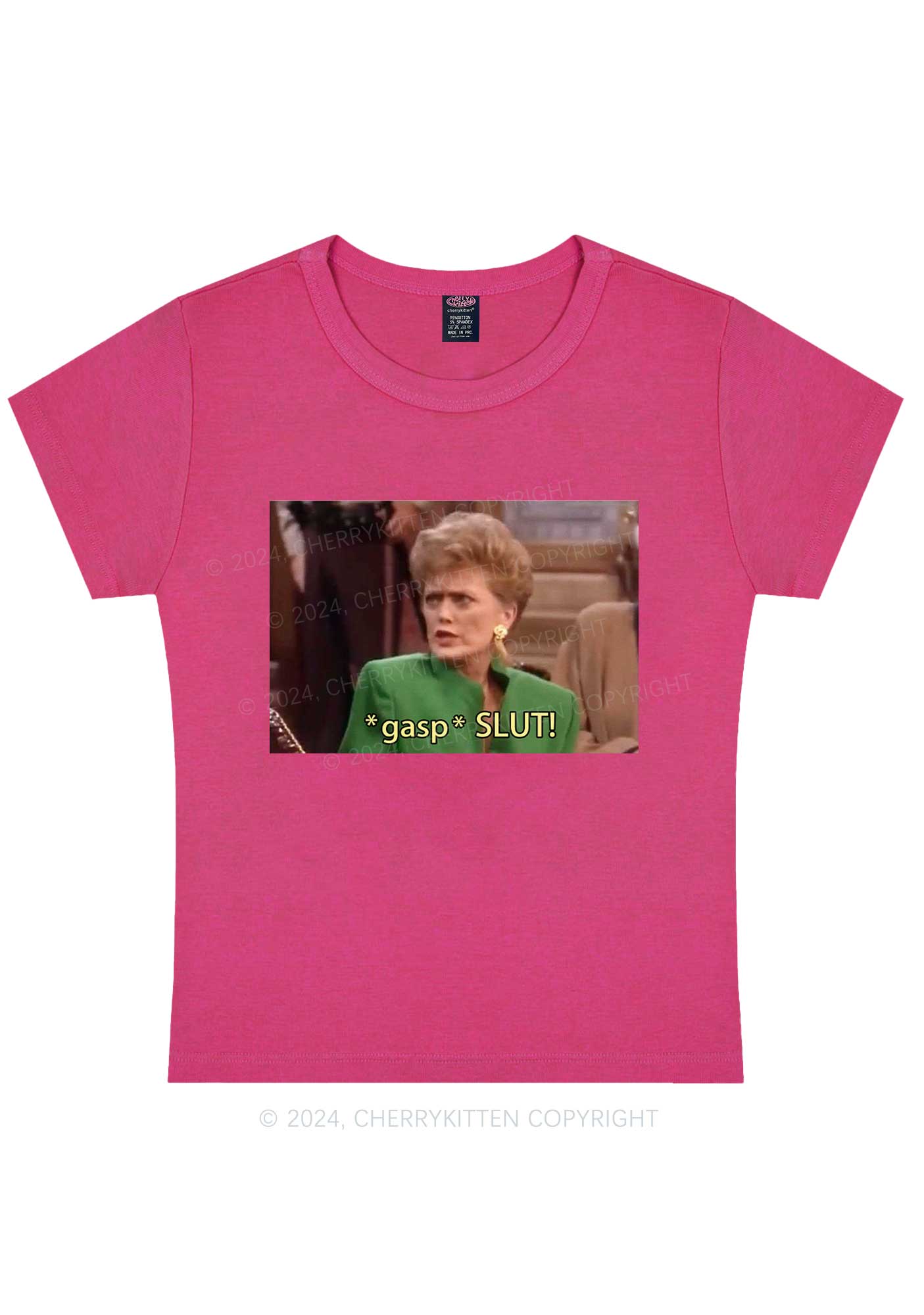 Gasp Slxt Y2K Baby Tee Cherrykitten