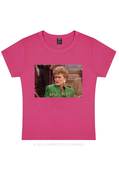 Gasp Slxt Y2K Baby Tee Cherrykitten
