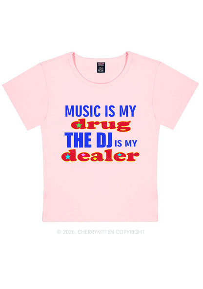 Music Is My Drxg Y2K Baby Tee Cherrykitten
