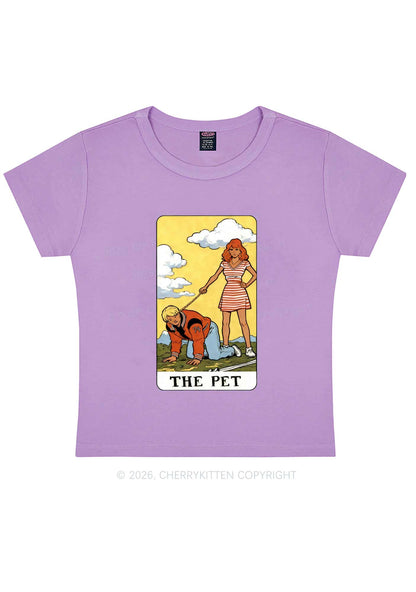 The Pet Y2K Baby Tee Cherrykitten
