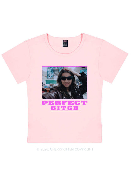 Custom Perfect Bxxch Y2K Baby Tee Cherrykitten