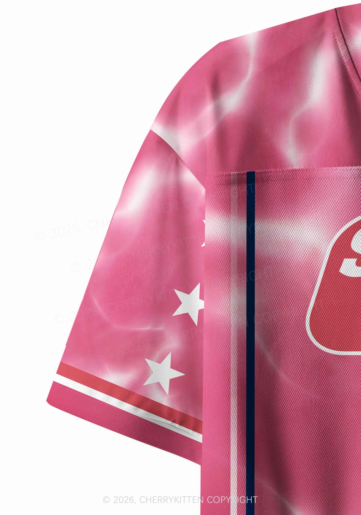 Pink Sounds Gay Im In Pride Y2K Crop Sport Jersey Shirts Cherrykitten