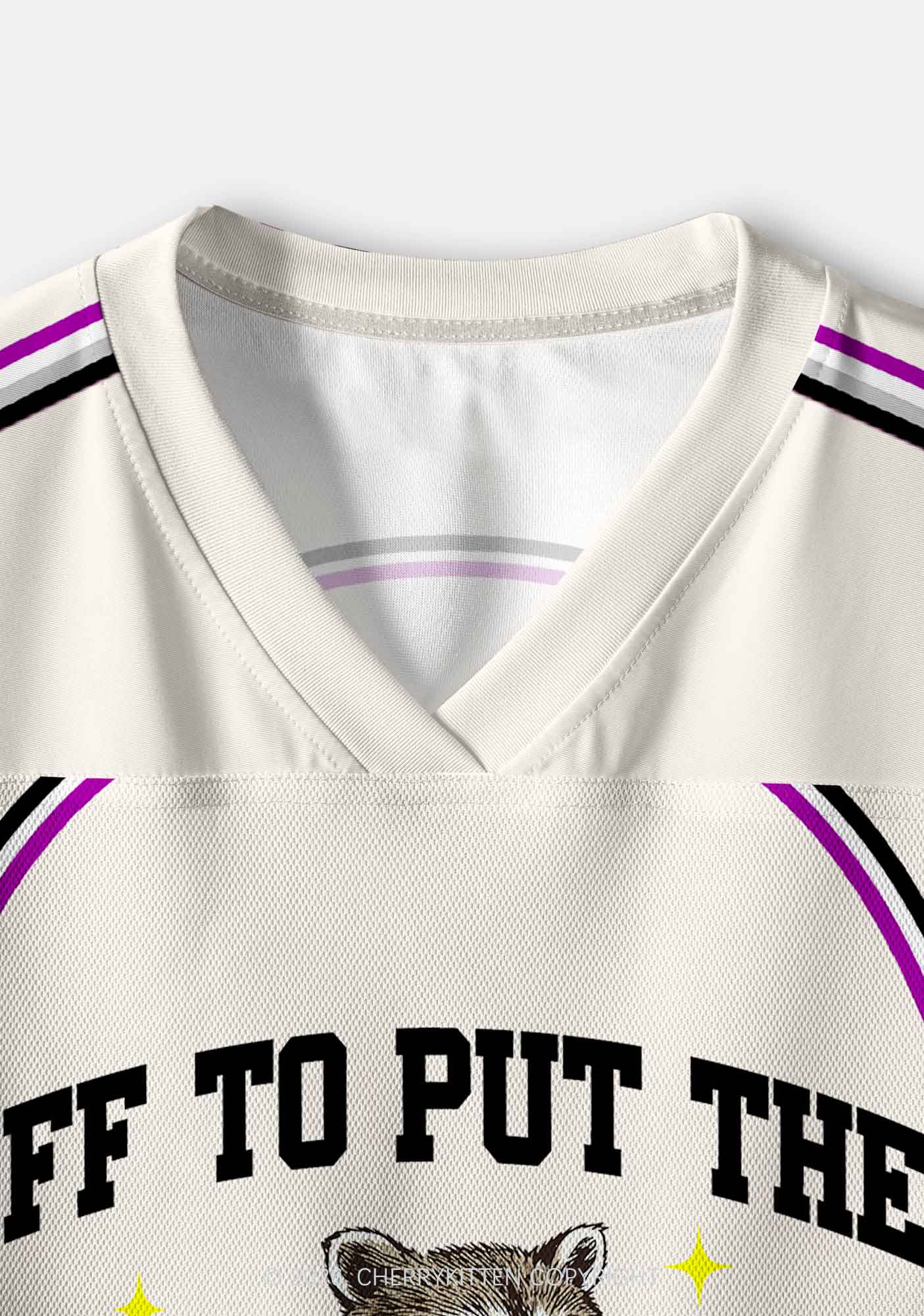 Off To Put The Ace In Menace Pride Y2K Crop Sport Jersey Shirts Cherrykitten