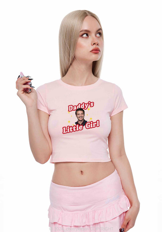 Daddy's Little Girl Y2K Baby Tee Cherrykitten