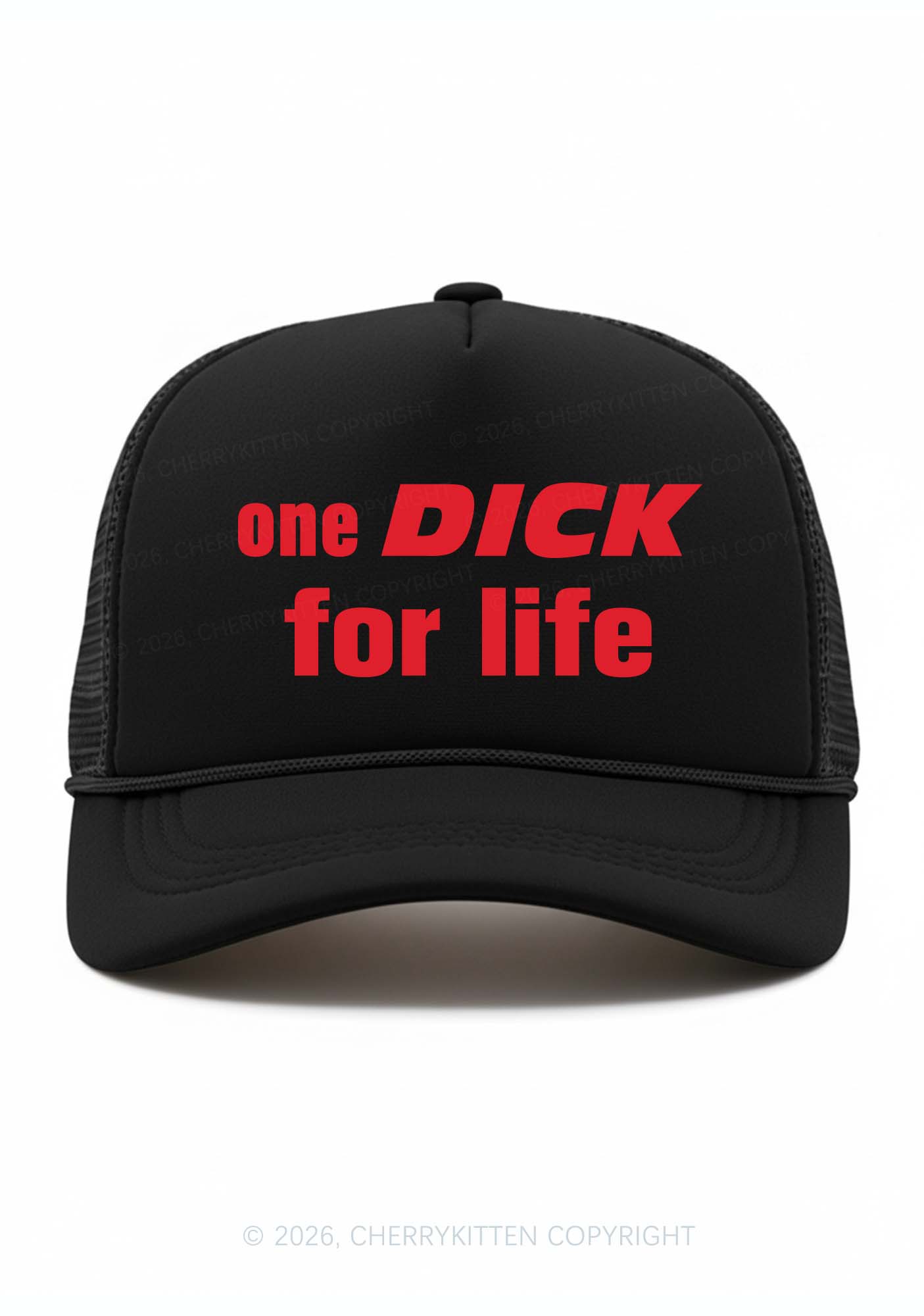 One Dxxk For Life Y2K Trucker Hat Cherrykitten