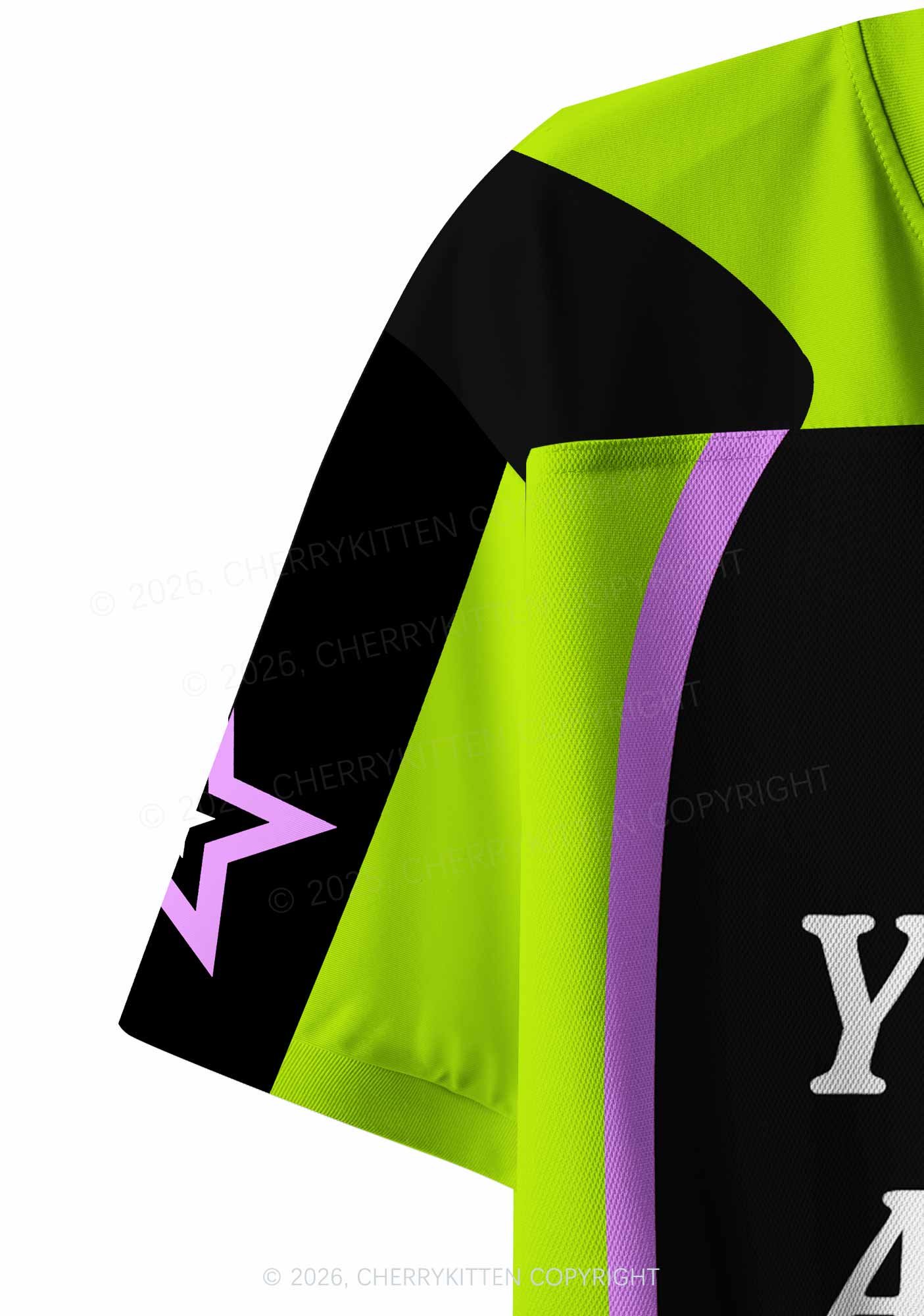 I Made Your Dad A Bottom Pride Y2K Crop Sport Jersey Shirts Cherrykitten